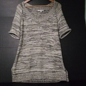 Cabi sz Med Marled Knit black/ White style #973